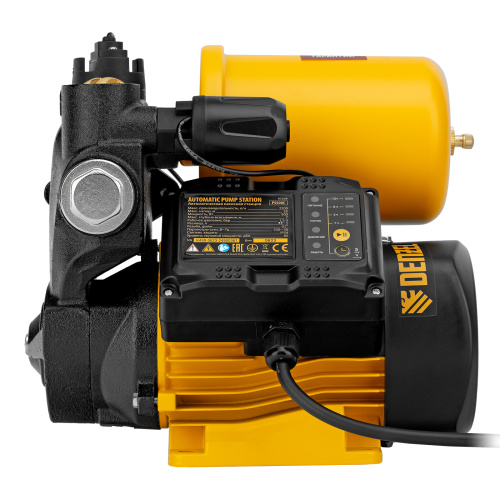 Насосная станция PS500C, 500 Вт, напор 35 м, 2200 л/ч, ресивер 2 л, блок управления Denzel по ценам производителя в Казани с доставкой по всей России