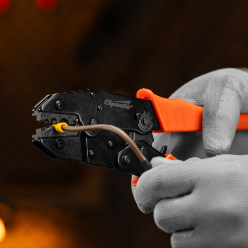 Клещи, 0.5-10 мм, для обжима электрокабеля Sparta купить в Москве с доставкой по всей России | ProtosMarket.ru