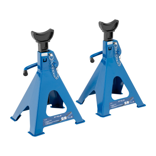 Подставки под автомобиль регулируемые, 6 т, H подъема 415-605 мм, 2 шт, Stels купить в Москве с доставкой по всей России | ProtosMarket.ru