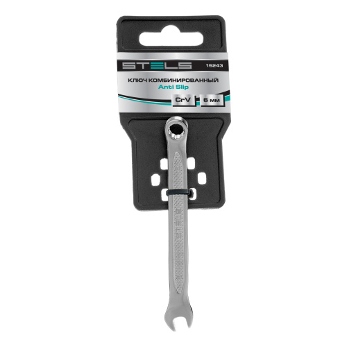 Ключ комбинированный, 6 мм, CrV, антислип Stels по ценам производителя в Казани с доставкой по всей России