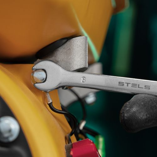 Ключ комбинированный, 8 мм, CrV, матовый хром Stels купить в Москве с доставкой по всей России | ProtosMarket.ru