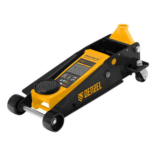 Домкрат гидравлический подкатной 3 т, с фиксатором, быстрый подъем, 135-480 мм, профессиональный Denzel купить в Москве с доставкой по всей России | ProtosMarket.ru