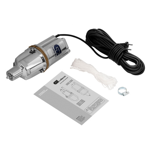 Вибрационный насос СВН300Н-10, нижний забор, 300 Вт, напор 75 м, 1200 л/ч, кабель 10 м Сибртех купить в Москве с доставкой по всей России | ProtosMarket.ru