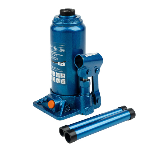 Домкрат гидравлический бутылочный, 5 т, H подъема 197-382 мм Stels купить в Москве с доставкой по всей России | ProtosMarket.ru