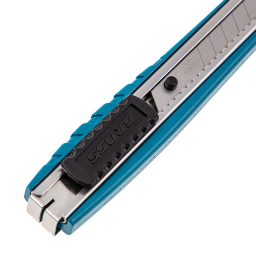 Нож, 130 мм, металлический корпус, выдвижное сегментное лезвие 9 мм (SK-5) металлическая направляющая, клипса для ремня Gross купить в Москве с доставкой по всей России | ProtosMarket.ru