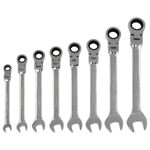 Набор ключей комбинированных, трещеточных шарнирных 8 шт Matrix купить в Москве с доставкой по всей России | ProtosMarket.ru