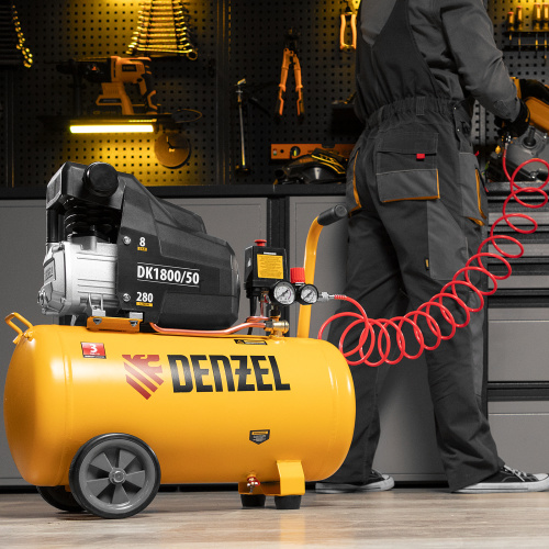 Компрессор воздушный DK1800/50, Х-PRO 1.8 кВт, 280л/мин, 50л Denzel купить в Москве с доставкой по всей России | ProtosMarket.ru
