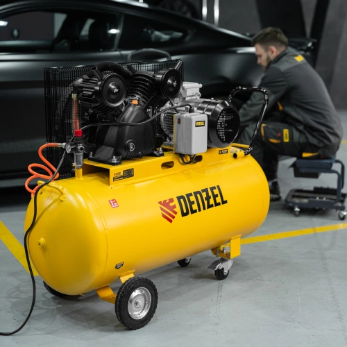 Компрессор воздушный рем. привод BCV 5500-T/200, 5,5 кВт, 200 литров, 850 л/мин Denzel по ценам производителя в Казани с доставкой по всей России