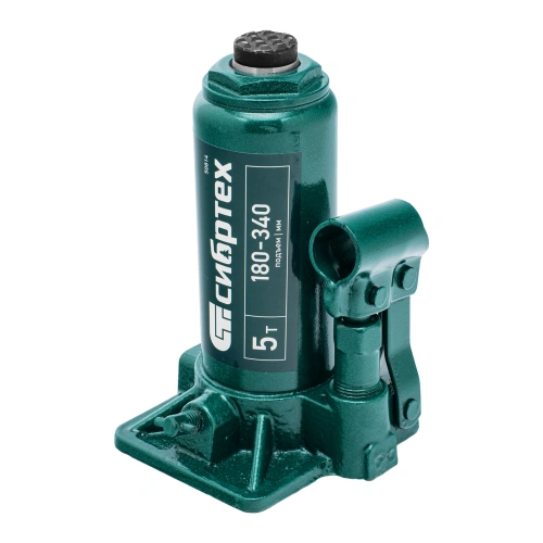 Домкрат гидравлический бутылочный, 5 т, 180-340 мм, в пласт. кейсе Сибртех купить в Москве с доставкой по всей России | ProtosMarket.ru