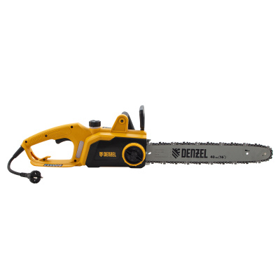 Пила цепная электрическая EDS-2000P, 2 кВт,поперечная, шина 40 см, шаг 3/8, паз 1.3 мм, 57 звеньев Denzel купить в Москве с доставкой по всей России | ProtosMarket.ru