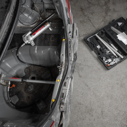 Растяжка гидравлическая, 4 т, набор из 17 предметов, 7 сменных насадок, в пластиковом кейсе Matrix купить в Москве с доставкой по всей России | ProtosMarket.ru