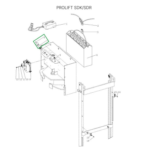 Аварийный выключатель для штабелеров SDR/SDK и SPN, для тележек SK20 по ценам производителя в Казани с доставкой по всей России