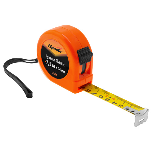 Рулетка Classic,7,5 м х 24 мм,пластиковый корпус Sparta по ценам производителя в Казани с доставкой по всей России