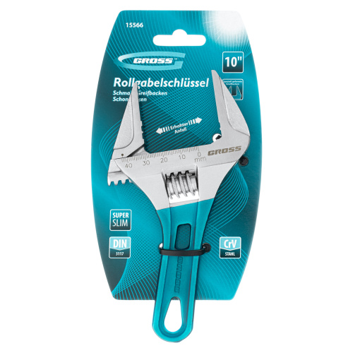 Ключ разводной, 160 мм, CrV, укороченная ручка Gross купить в Москве с доставкой по всей России | ProtosMarket.ru