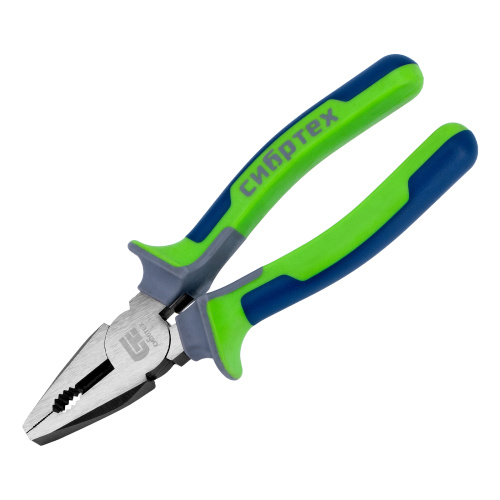 Плоскогубцы комбинированные, 200 мм, фосфатирование, трехкомпонентные рукоятки Сибртех купить в Москве с доставкой по всей России | ProtosMarket.ru