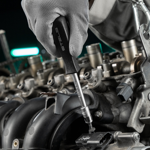 Набор инструментов, 1/4", 1/2", Cr-V, S2, усиленный кейс, 119 предметов Stels купить в Москве с доставкой по всей России | ProtosMarket.ru