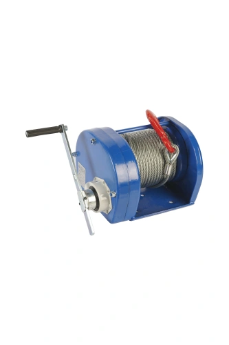 Лебедка ручная барабанная с тросом 3000кг  40м с храповым механизмом TOR JHW по ценам производителя в Казани с доставкой по всей России