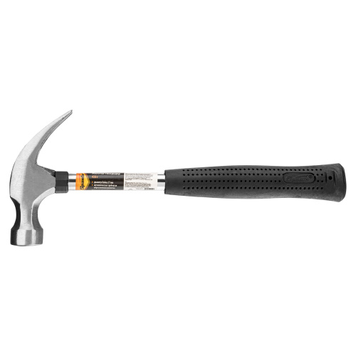 Молоток-гвоздодер, 450 г, боек 27 мм, металлическая трубчатая обрезиненная рукоятка Sparta купить в Москве с доставкой по всей России | ProtosMarket.ru