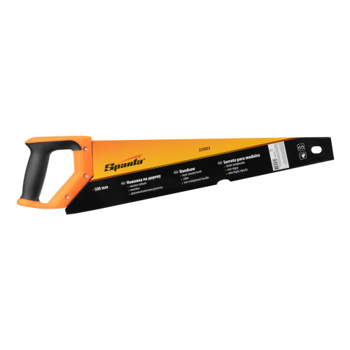 Ножовка по дереву, 500 мм, 7-8 TPI, зуб 2D, каленый зуб, двухкомпонентная рукоятка Sparta по ценам производителя в Казани с доставкой по всей России