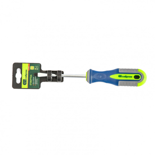 Отвертка, SL6 х 100 мм, CrV, трехкомпонентная рукоятка Сибртех по ценам производителя в Казани с доставкой по всей России