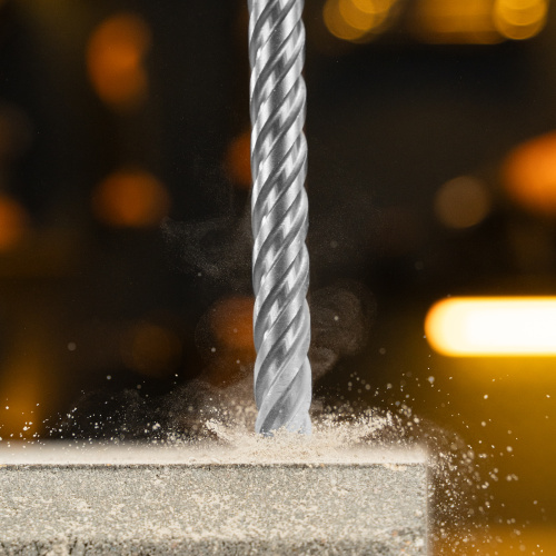 Бур по бетону, цельная крестовая пластина, 14x215 мм, SDS PLUS Denzel по ценам производителя в Казани с доставкой по всей России