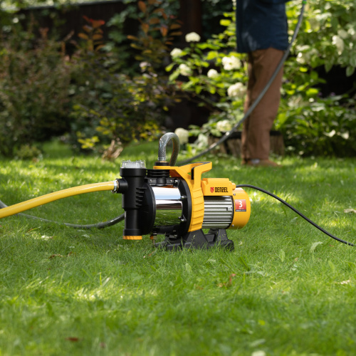 Садовый поверхностный насос GP1100SS, 1100 Вт, 4000 л/ч, подъем 45 м, пластик Denzel купить в Москве с доставкой по всей России | ProtosMarket.ru