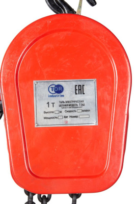 Таль электрическая цепная TOR ТЭШ (DHS) 1,0 т 12 м (серия J) купить в Москве с доставкой по всей России | ProtosMarket.ru