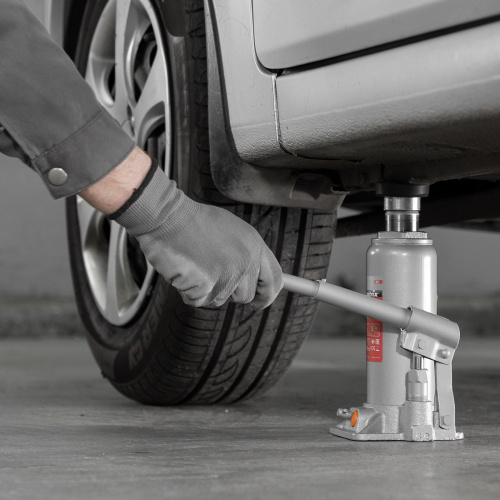 Домкрат гидравлический бутылочный, 6 т, h подъема 216-413 мм Matrix купить в Москве с доставкой по всей России | ProtosMarket.ru