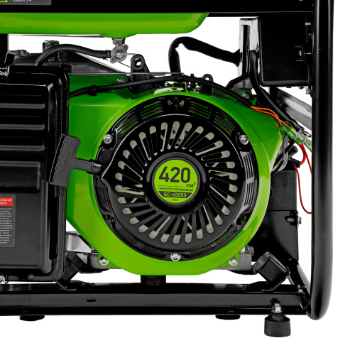 Генератор бензиновый БС-6500Э, 5.5 кВт, 230В, четырехтактный, 25 л, электростартер Сибртех купить в Москве с доставкой по всей России | ProtosMarket.ru