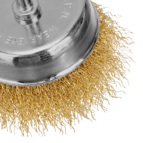 Набор щеток для дрели, 2 шт, 1 плоская, 100 мм, 1 "чашка", 75 мм, со шпильками Matrix по ценам производителя в Казани с доставкой по всей России