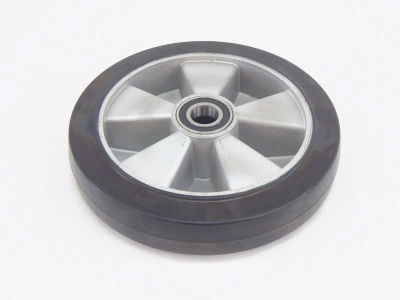 Колесо резиновое 250х50 мм с подшипником для тележек гидравлических HW купить в Москве с доставкой по всей России | ProtosMarket.ru