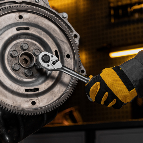 Набор инструментов, 1/2", 1/4", CrV, S2, пластиковый кейс, 122 предмета Denzel по ценам производителя в Казани с доставкой по всей России