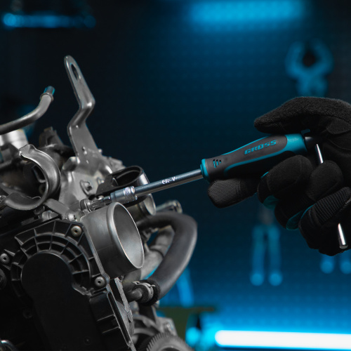 Набор инструментов, 1/4", 1/2", CrV, 120 зубьев, 76 предметов Gross купить в Москве с доставкой по всей России | ProtosMarket.ru