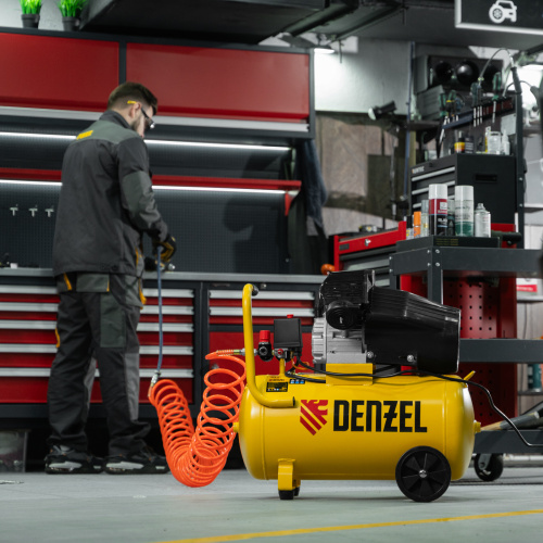 Компрессор воздушный прям. привод DCV1800/50, 1,8 кВт, 50 литров, 320 л/мин Denzel купить в Москве с доставкой по всей России | ProtosMarket.ru
