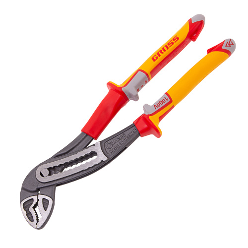 Клещи переставные, диэлектрические рукоятки до 1000 В, 240 мм Gross купить в Москве с доставкой по всей России | ProtosMarket.ru