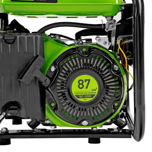 Генератор бензиновый БС-1200, 1 кВт, 230 В, четырехтактный, 5.5 л, ручной стартер Сибртех купить в Москве с доставкой по всей России | ProtosMarket.ru