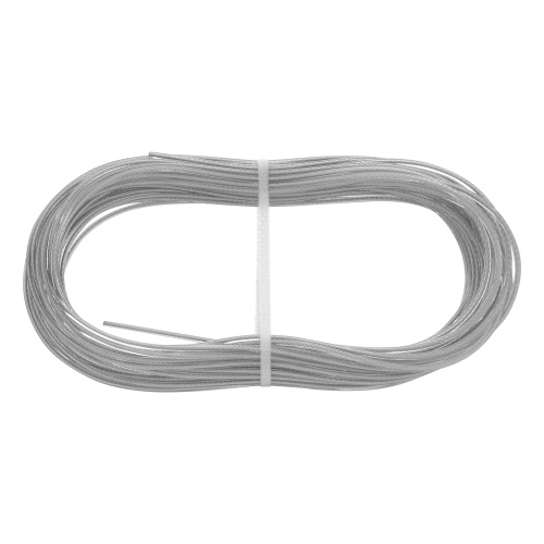 Трос металлополимерный прозрачный ПР-2.5, толщина 2.5 мм, моток 20 метров Сибртех купить в Москве с доставкой по всей России | ProtosMarket.ru