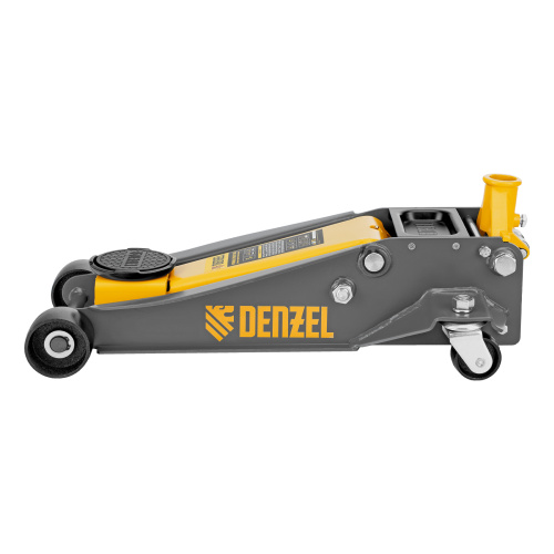 Домкрат гидравлический подкатной, 3 т, 125-470 мм, быстрый подъем, проф. Denzel по ценам производителя в Казани с доставкой по всей России