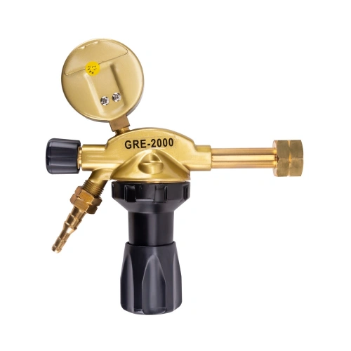 Редуктор FoxWeld GRE-2000 (пропановый, 1 манометр, вентиль, пр-во FoxWeld/КНР) купить в Москве с доставкой по всей России | ProtosMarket.ru