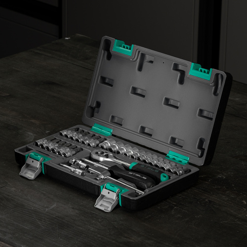 Набор инструментов, 1/4", CrV, пластиковый кейс 29 предметов Stels купить в Москве с доставкой по всей России | ProtosMarket.ru