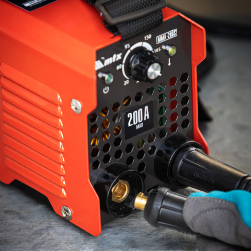 Инверторный аппарат дуговой сварки MMA-200S, 200 А, ПВ60%, диаметр электрода 1,6-5 мм MTX купить в Москве с доставкой по всей России | ProtosMarket.ru