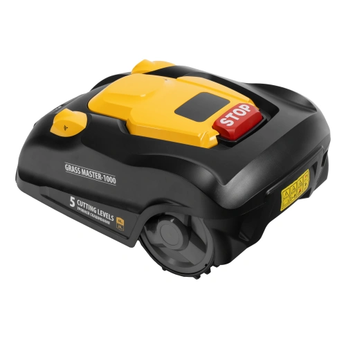 Робот-газонокосилка Grass Master 1000  1000м², 3Ач, 28V, LCD дисплей, Wi-Fi Denzel по ценам производителя в Казани с доставкой по всей России