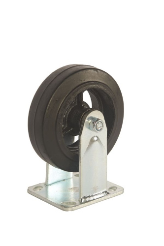 Колесо большегрузное неповоротное FCd 63 150 мм обрезиненное (F) купить в Москве с доставкой по всей России | ProtosMarket.ru