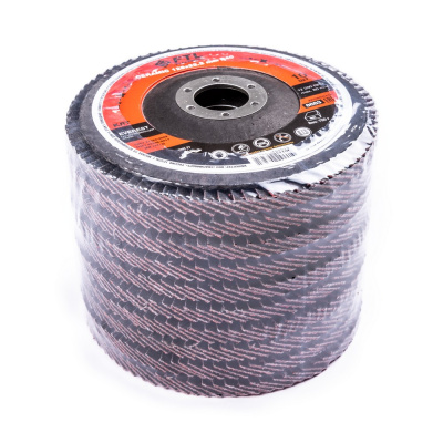 Круг лепестковый с керамическим абразивом для шлифования по нержавеющей стали FTL Everest 27 125 х 22,2 мм P40 по ценам производителя в Казани с доставкой по всей России