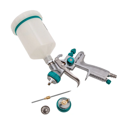Краскораспылитель AG 901 LVMP профессиональный, гравитационного типа, сопло 1.3 и 1.1 мм Stels купить в Москве с доставкой по всей России | ProtosMarket.ru