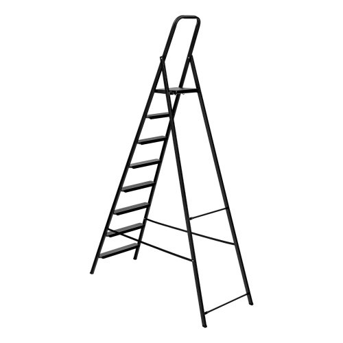 Стремянка 8 ступеней, компактная, стальная Сибртех купить в Москве с доставкой по всей России | ProtosMarket.ru