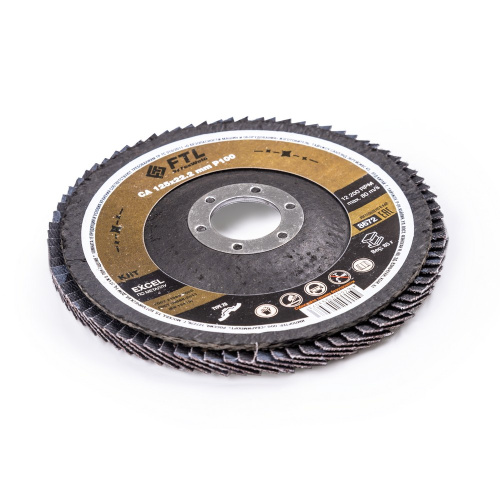 Круг лепестковый для шлифования по металлу FTL Excel 29 125 х 22,2 мм P100 купить в Москве с доставкой по всей России | ProtosMarket.ru