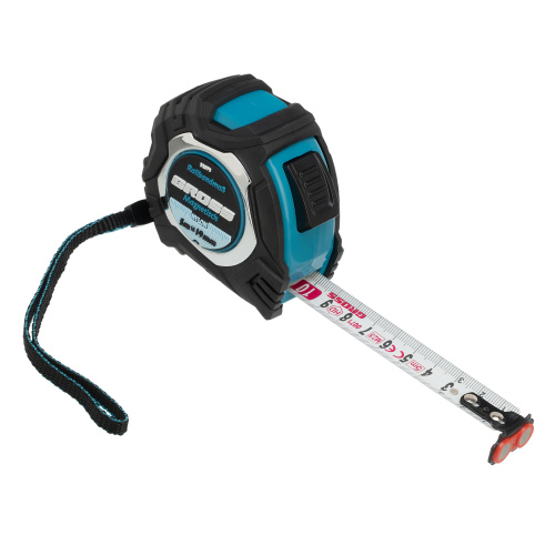 Рулетка Magnetisch 5 м х 19 мм,обрезиненный корпус,автоматическая фиксация,Нейлоновое покрытиеытие,зацеп с магнитом Gross по ценам производителя в Казани с доставкой по всей России