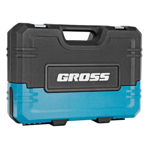 Набор инструментов, 1/4", 1/2", CrV, 120 зубьев, 76 предметов Gross купить в Москве с доставкой по всей России | ProtosMarket.ru