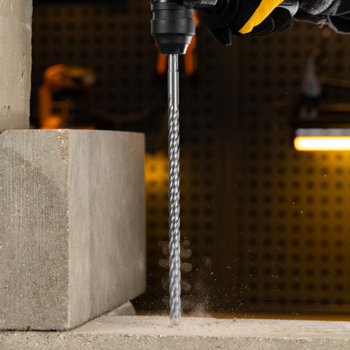 Бур по бетону, цельная крестовая пластина, 12x315 мм, SDS PLUS Denzel по ценам производителя в Казани с доставкой по всей России